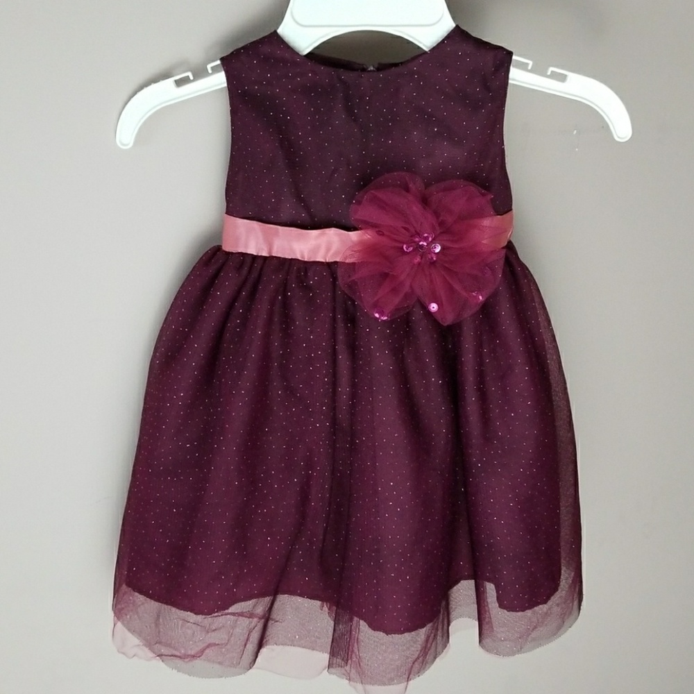 Dorissa burgundy dress for girl size 12 M